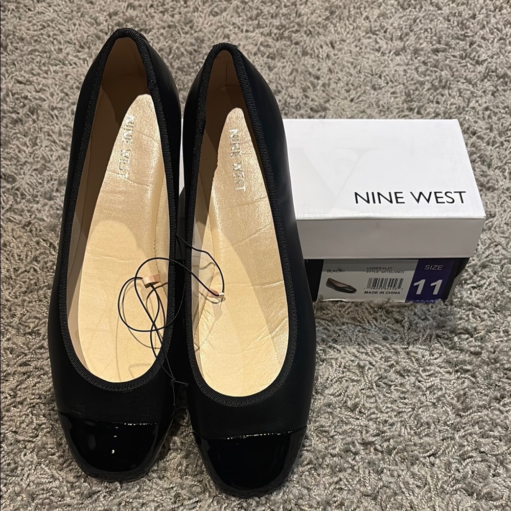 Nine West Black Women's Ballet Flats